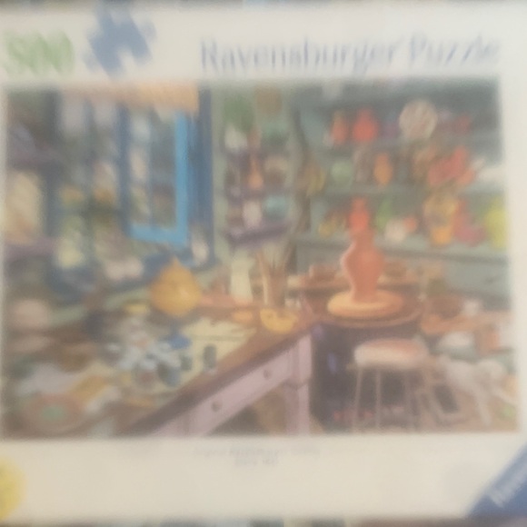 Puzzle by Ravensburger. 500ct. Pottery Studio Sanctuary - Picture 1 of 15